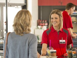 service station