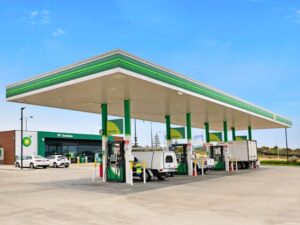 service station